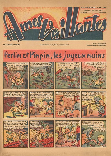 Ames Vaillantes 1942 - n°16 - 19 avril 1942 - page 1