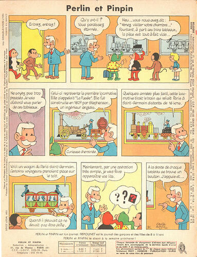 Perlin et Pinpin n°10 du jeudi 10 mars 1966