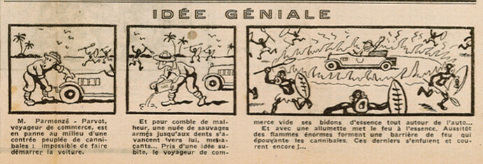 Coeurs Vaillants 1934 - n°26 - page 3 - Idée géniale - 24 juin 1934