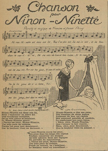 Fillette 1926 - n°965 - page 4 - Chanson pour Ninon-Ninette - 19 septembre 1926
