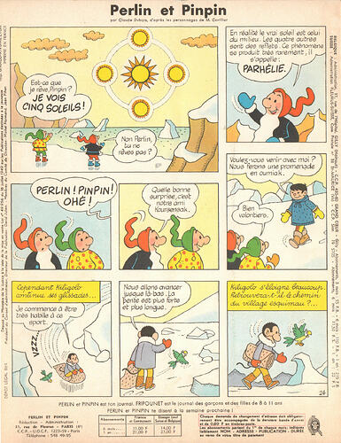 Perlin et Pinpin n°11 du jeudi 16 mars 1967
