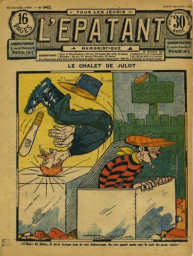 L'Epatant 1926 - n°943 - 26 août 1926 - page 1 - Thomen