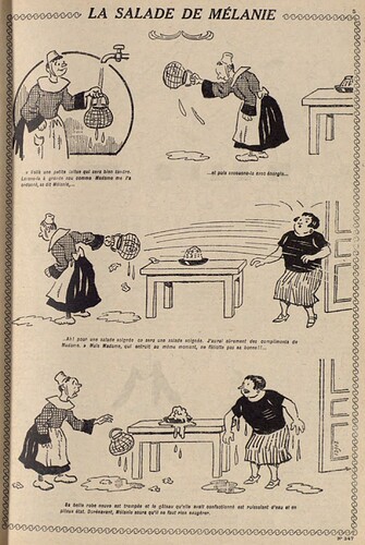Lisette 1928 - n°347 - page 5 - La salade de Mélanie - 4 mars 1928