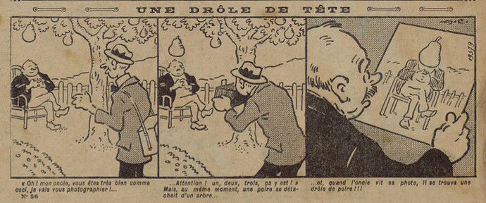 Pierrot 1927 - n°56 - page 2 - Drôle de tête - 16 janvier 1927