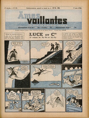 Ames Vaillantes 1938 - n°23 - 9 juin 1938 - page 1