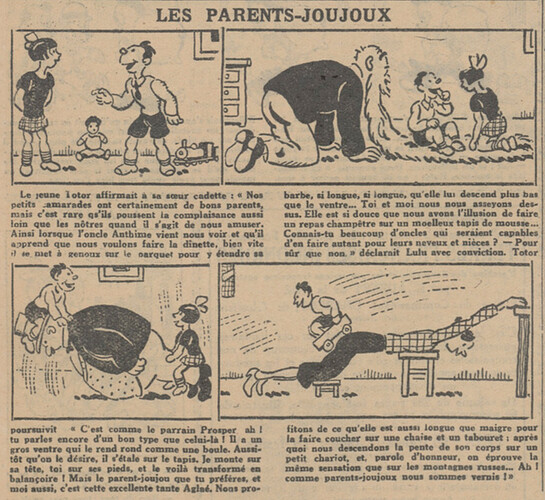 L'Epatant 1931 - n°1182 - page 14 - Les parents-joujoux - 26 mars 1931