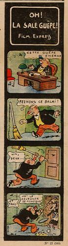 Pierrot 1936 - n°23 - page 5 - Oh ! la sale guêpe ! - Film Express - 7 juin 1936