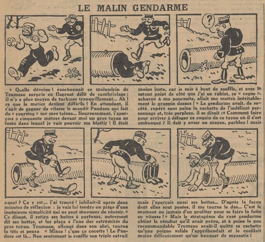 L'Epatant 1931 - n°1183 - page 13 - Le malin gendarme - 2 avril 1931