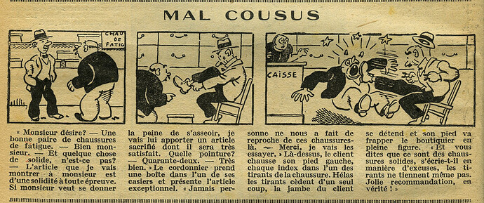 Cri-Cri 1931 - n°663 - page 4 - Mal cousus - 11 juin 1931