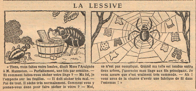 Fillette 1932 - n°1257 - page 4 - La lessive - 24 avril 1932