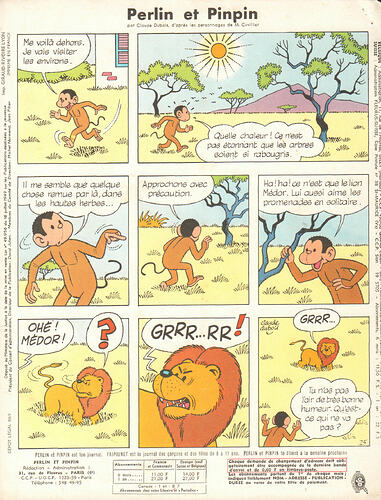 Perlin et Pinpin n°46 du jeudi 16 novembre 1967
