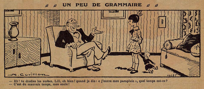 Lisette 1937 - n°1 - page 2 - Un peu de grammaire - 3 janvier 1937
