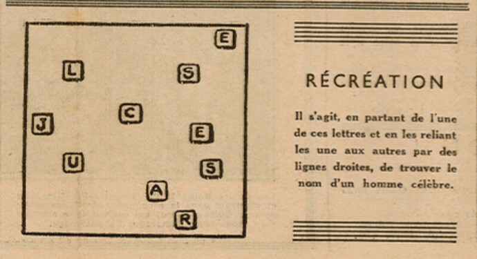 Coeurs Vaillants 1934 - n°40 - page 3 - Récréation - 30 septembre 1934