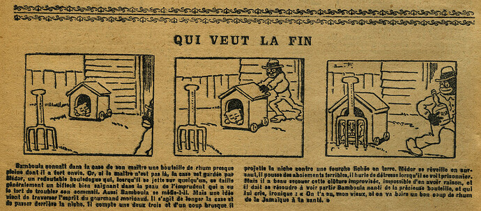 L'Intrépide 1926 -n°809 - page 14 - Louis Forton - Qui veut la fin - 21 février 1926