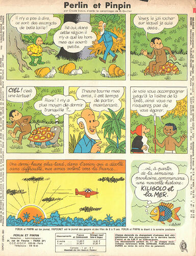 Perlin et Pinpin n°21 du jeudi 23 mai 1968