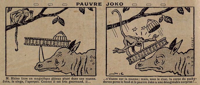 Lisette 1935 - n°28 - page 2 - Pauvre Joko - 14 juillet 1935