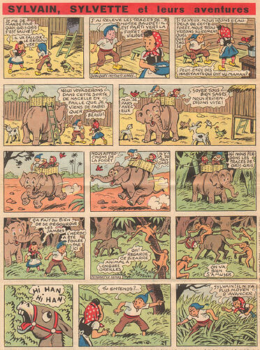 Fripounet et Marisette 1951 - n°21 - Sylvain et Sylvette - 27 mai 1951 - page 8