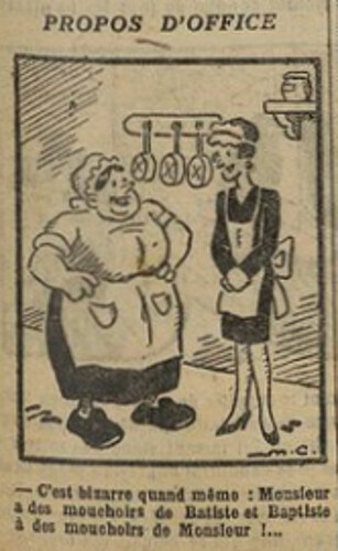Fillette 1931 - n°1216 - page 7 - Propos d'office - 12 juillet 1931