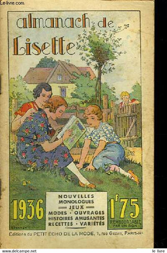 Almanach de Lisette 1936