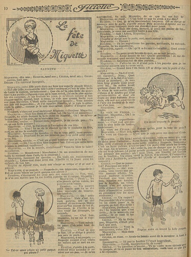 Fillette 1926 - n°969 - page 10 - La fête de Miquette - 17 octobre 1926