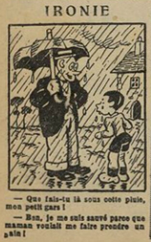 Fillette 1931 - n°1213 - page 4 - Ironie - 21 juin 1931