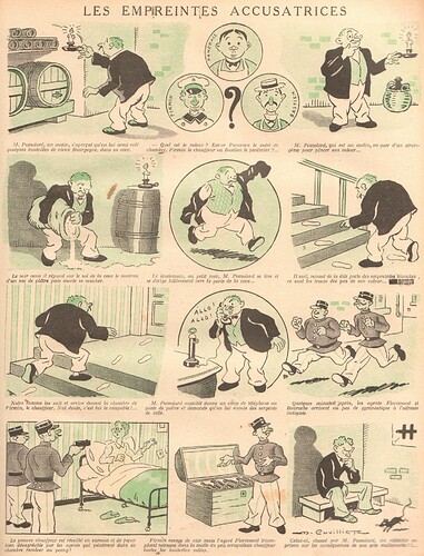 La Semaine Vermot 1928 - n°12 - page 19 - Les empreintes accusatrices - 29 janvier 1928