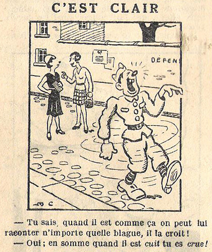 Almanach de la Vie de Garnison 1932 - C'est clair - page 8