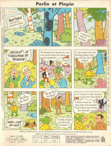 Perlin et Pinpin n°31 du jeudi 4 août 1966