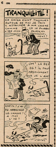 Coeurs Vaillants 1937 - n°27 - page 6 - Tranquillité - 4 juillet 1937