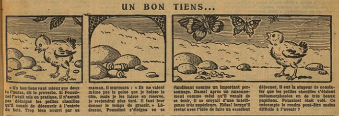 Fillette 1929 - n°1105 - page 11 - Un bon tiens... - 26 mai 1929