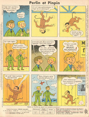 Perlin et Pinpin n°39 du jeudi 24 septembre 1964