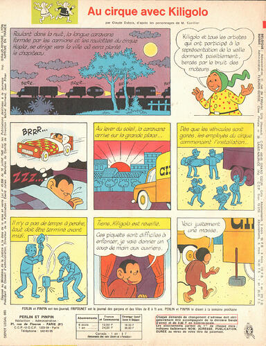 Perlin et Pinpin n°45 du jeudi 7 novembre 1968