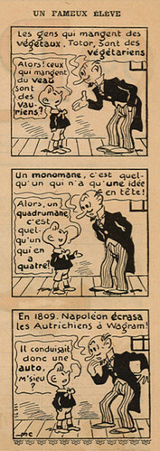 Pierrot 1937 - n°21 - page 2 - Un fameux élève - 23 mai 1937