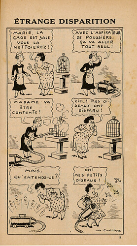 Almanach Lisette 1937 - page 33 - Etrange disparition