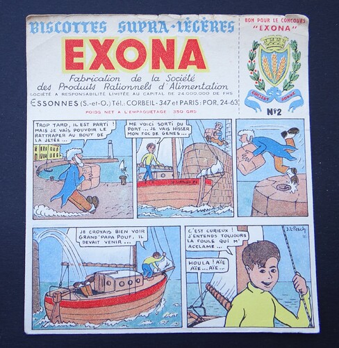 Buvard Biscottes EXONA par J-L Pesch - n°2