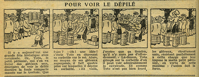 Cri-Cri 1931 - n°667 - page 4 - Pour voir le défilé - 9 juillet 1931