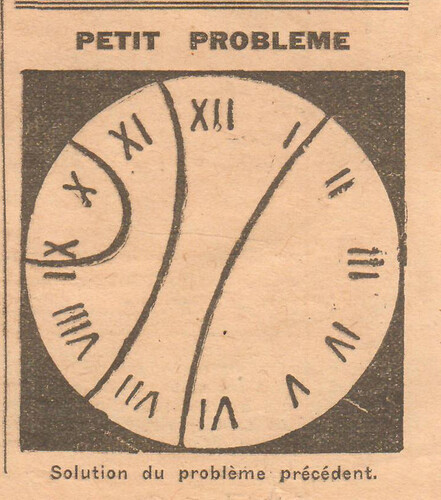 Coeurs Vaillants 1935 - n°27 - page 2 - Solution du Petit problème - 7 juillet 1935