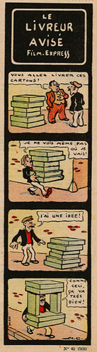 Pierrot 1936 - n°45 - page 5 - Le livreur avisé - Film Express - 8 novembre 1936