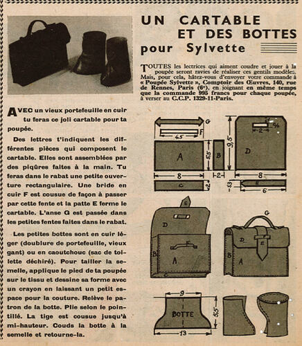Fripounet et Marisette 1954 - n°43 - Un cartable et des bottes pour Sylvette - 24 octobre 1954 - page 2