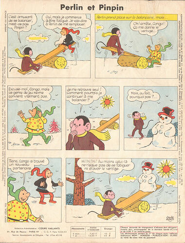 Perlin et Pinpin n°6 du jeudi 6 février 1964