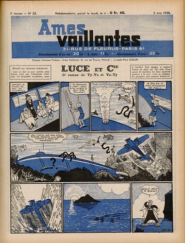 Ames Vaillantes 1938 - n°22 - 2 juin 1938 - page 1