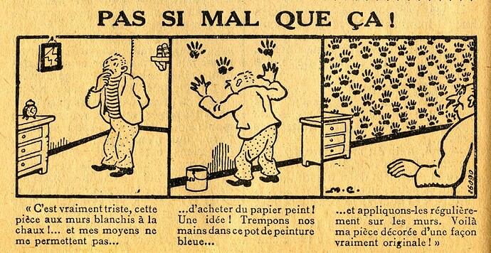 Almanach Pierrot 1930 - page 94 - Pas si mal que ça !