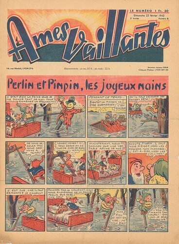 Ames Vaillantes 1942 - n°8 - 22 février 1942 - page 1