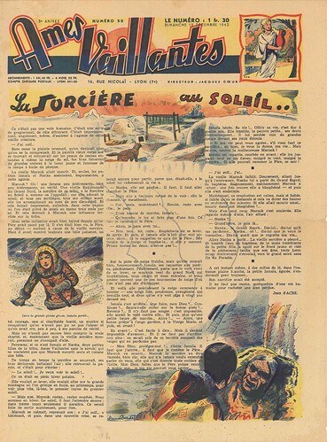 Ames Vaillantes 1942 - n°50 - 13 décembre 1942 - page 1