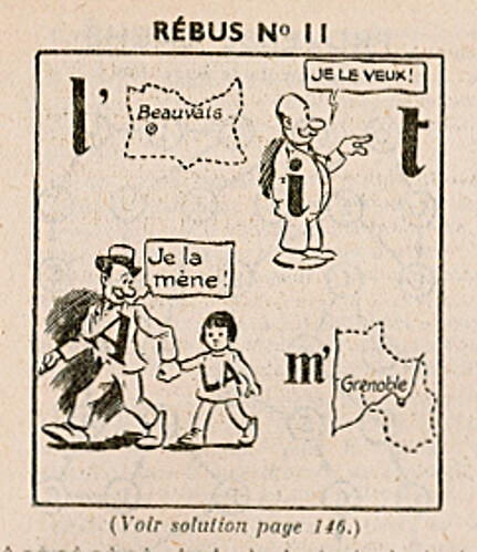 Almanach François 1939 - page 143 - Rébus n°11