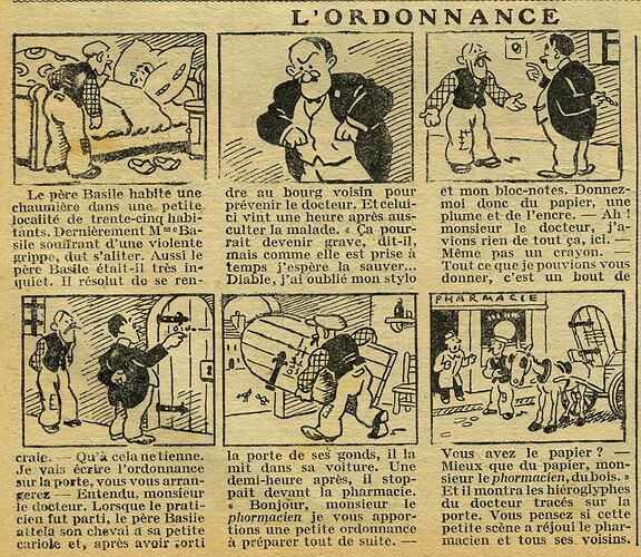 Cri-Cri 1932 - n°733 - page 4 - L'ordonnance - 13 octobre 1932