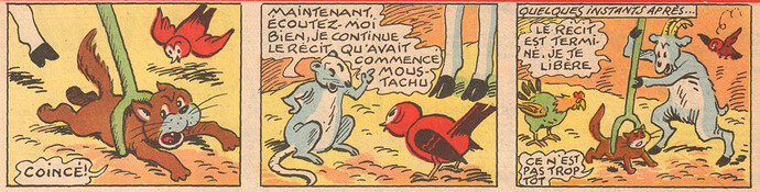 Fripounet et Marisette 1950 - n°50 - Sylvain et Sylvette - 10 décembre 1950 - page 8 (extrait gag 9)