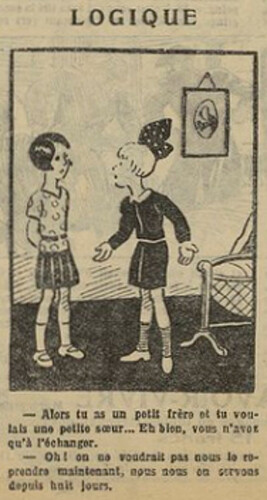 Fillette 1931 - n°1220 - page 11 - Logique - 9 août 1931