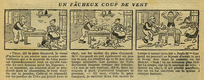 Cri-Cri 1932 - n°727 - page 11 - Un fâcheux coup de vent - 1er septembre 1932