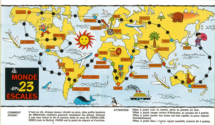 Albums Jeux - 1966 - Claude Dubois - Sylvain pilote de caravelle - pages 8 et 9